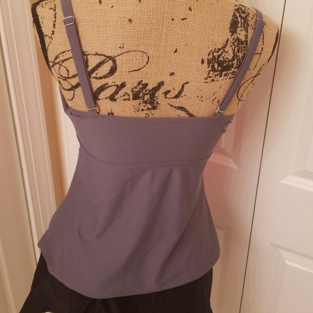 EUC Free Country swim top. Size Large. Pink & Gray - Picture 3 of 5